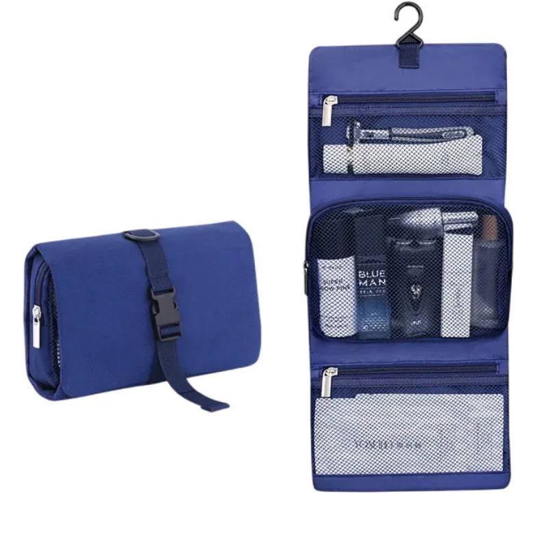 trousse de toilette pliable, sacs de rangement suspendus, trousse de maquillage pour salle de bain, sac cosmétique pour hommes d'affaires, organisateurs de voyage