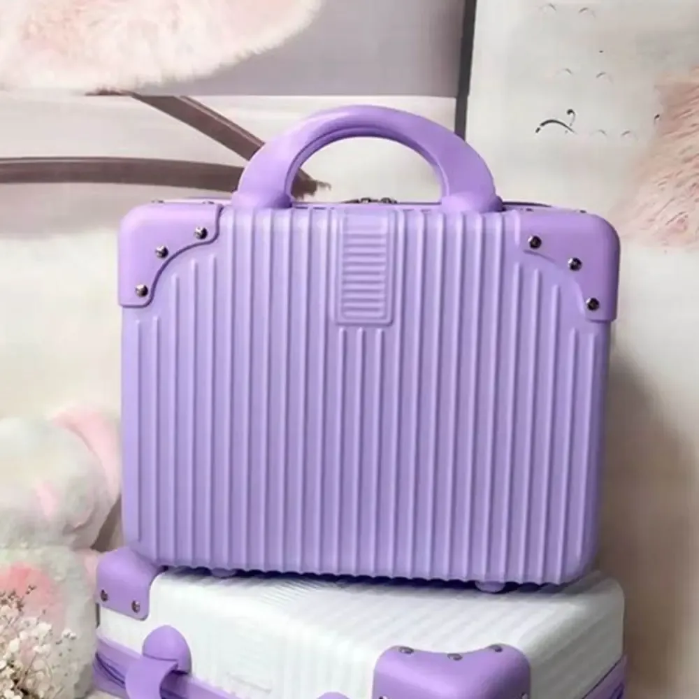 ventes flash : valise de voyage 14 pouces, mini trousse de maquillage de voyage, organisateur, valise à main pour femmes