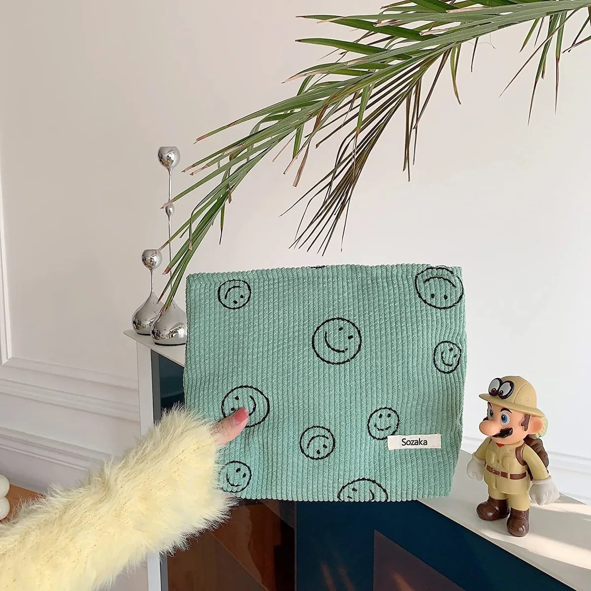 trousse de maquillage de voyage, trousse de toilette mignonne, trousse à pinceaux de maquillage, sacs cosmétiques pour femmes, trousse de maquillage à fermeture éclair pour sac à main