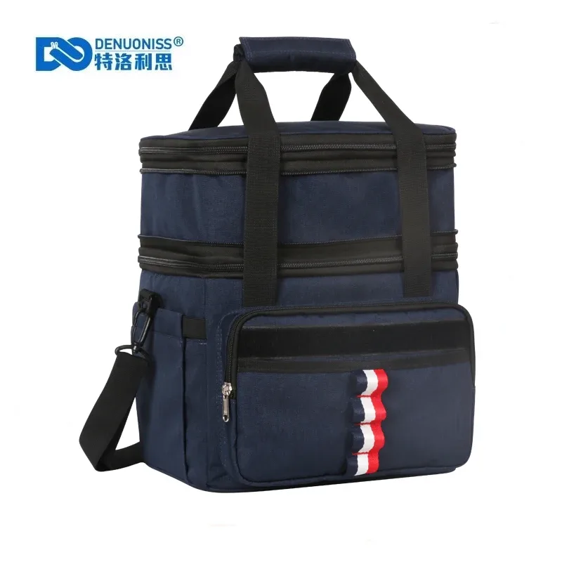 DENUONISS – sac à dos étanche réfrigéré pour l'extérieur, sac à glace Portable, sac à déjeuner pour fruits, peut contenir 36 canettes de bière