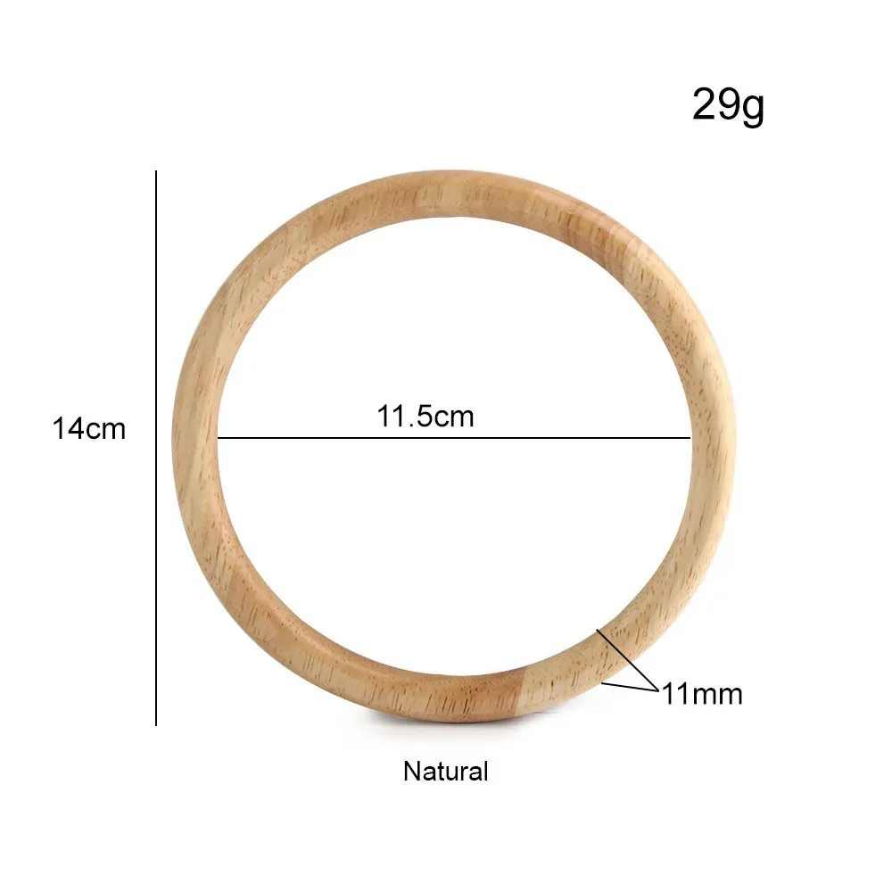 nouvelles poignées de sac à main en bois rondes, poignées de sac diy, poignées de sac à main, remplacements diy, sangle de sac fourre-tout ronde, pièces et accessoires pour sacs