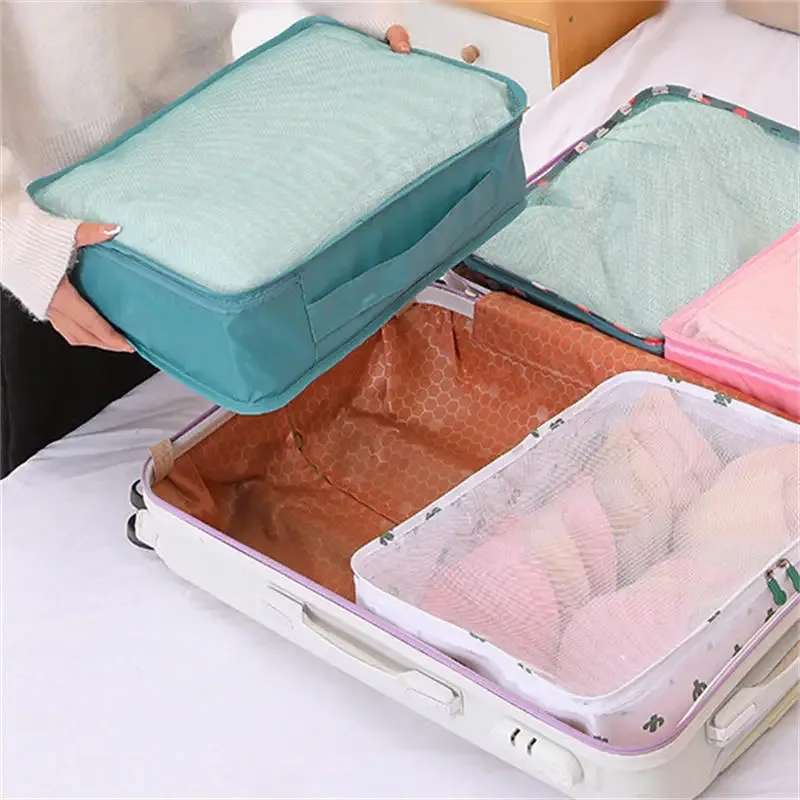 sac de rangement de voyage multifonction compressible, 1/3 pièces, sac de rangement de voyage étanche, organisateur de bagages portable, 3 tailles s m l