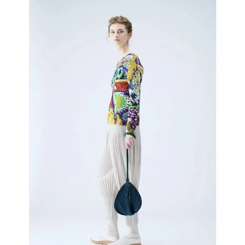 miyake japonais décontracté sport vent plissé sac à bandoulière hommes femmes universel mode loisirs rétractable sac à main sac de téléphone portable