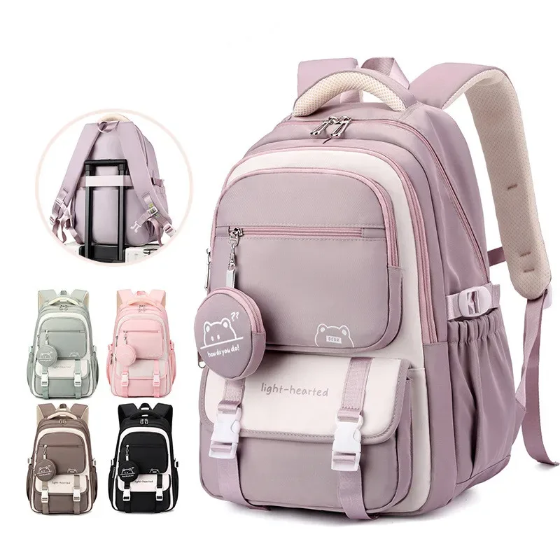 Sacs à dos imperméables pour filles, sacs d'école pour enfants et adolescents, sacs de voyage à la mode, cartable imprimé pour enfants, mochila