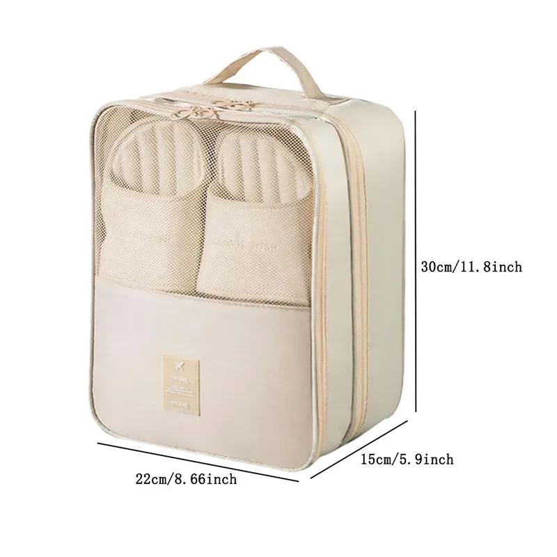 sac à chaussures de voyage portable de haute qualité, sous-vêtements, sac de rangement de chaussures, emballage cube organisateur multifonction, accessoires de voyage