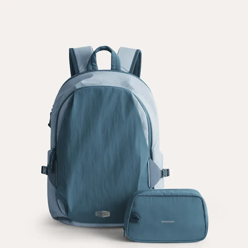sac à dos de voyage bagsmart avec petit sac, grand sac à dos imperméable pour ordinateur portable de 15,6 pouces, sac à dos de week-end pour femme, sac à dos de cabine
