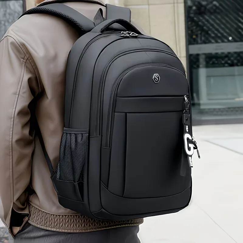 sac à dos antivol pour ordinateur portable, idéal pour un usage quotidien, design spacieux multi-poches, sac à dos imperméable adapté aux hommes d'affaires et aux étudiants