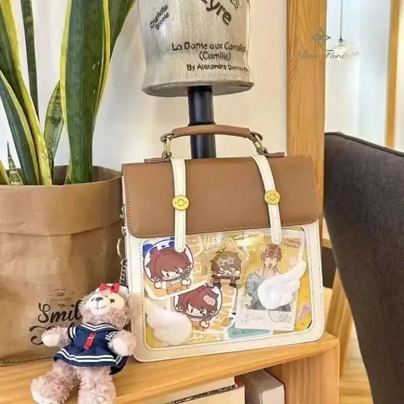 mode mignon ita sac à dos nouveau jk épaule lolita messager sac à bandoulière filles transparent bricolage affichage sac à main y2k mini sac à dos