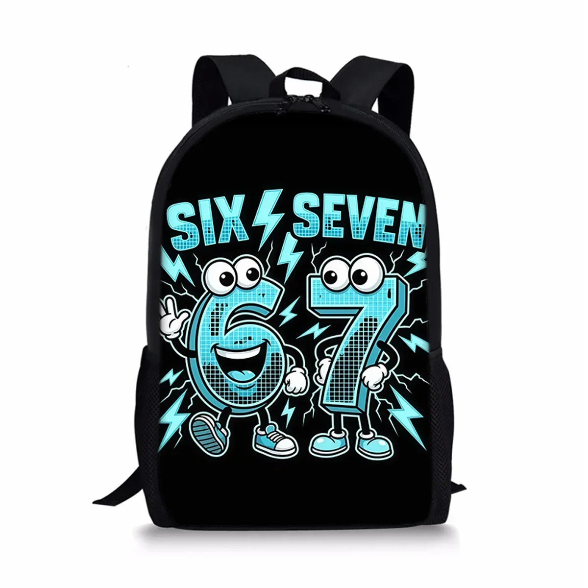 sacs à dos classiques populaires et amusants 67 six sept pour écoliers, sacs d'école imprimés en 3d, sacs à dos oxford imperméables pour garçons/filles, sacs à dos pour ordinateur portable