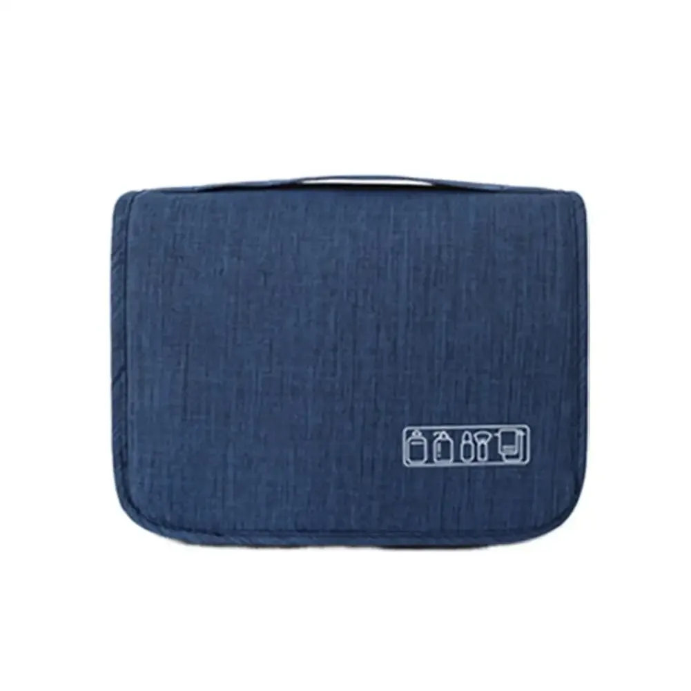 trousse de toilette suspendue en tissu oxford, grande capacité, multi-compartiments, organisateur de maquillage, sac de rangement de voyage