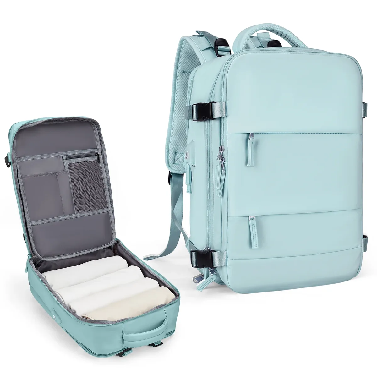 grand sac à dos de voyage pour hommes, sac à dos étanche pour ordinateur portable approuvé par le vol de la compagnie aérienne, sac à dos de transport antivol, sac à dos de randonnée