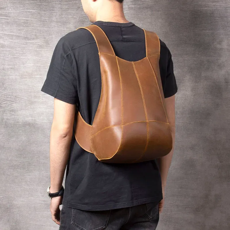 s.worker sac à dos décontracté en cuir véritable sac à bandoulière en cuir pleine fleur sac d'école de voyage sac à dos coccinelle personnalisé à la mode