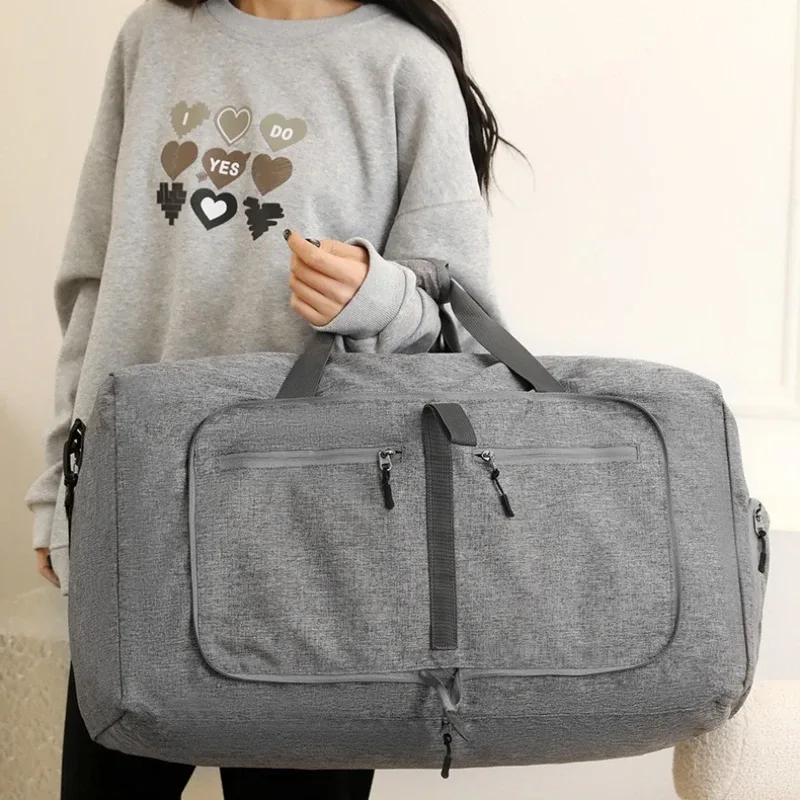 sac à main de voyage pliable, sac de sport de fitness de grande capacité, sac de rangement multifonctionnel à compartiment à chaussures indépendant