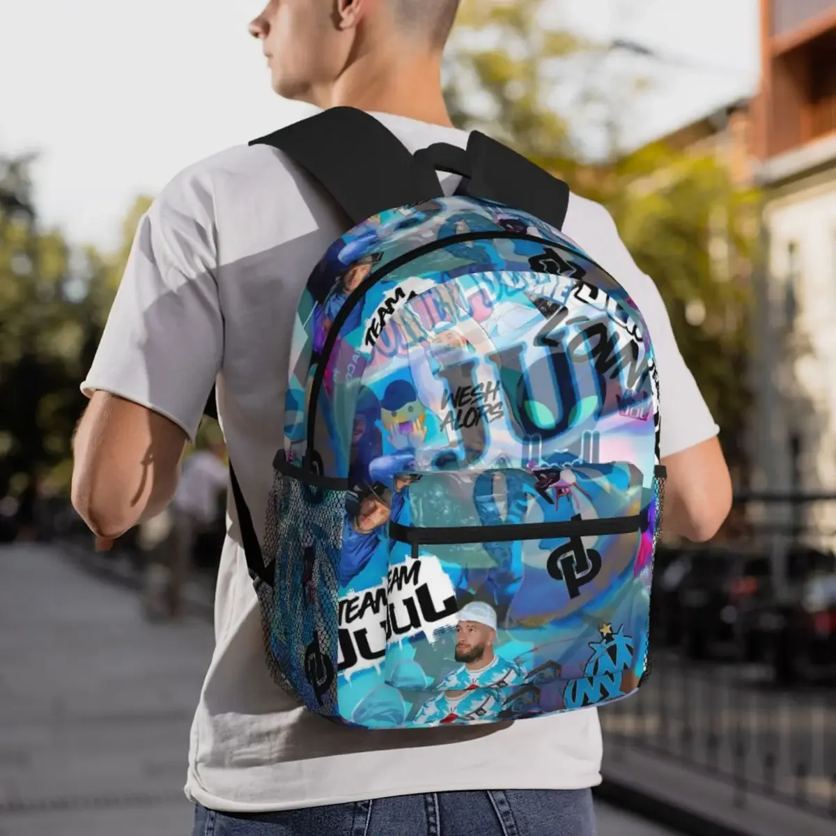 c'est marseille bebe jul (3) sac à dos d'étudiant, sac d'école, sac à dos de randonnée, sac de voyage pour hommes et femmes, sac à bandoulière
