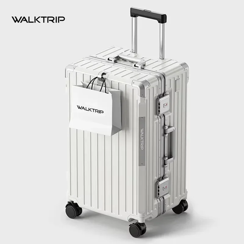 valise de voyage de luxe, haute qualité, matériau pc épaissi, bagage à roulettes avec cadre en aluminium, serrure tsa, 20/24/26/28/30 pouces