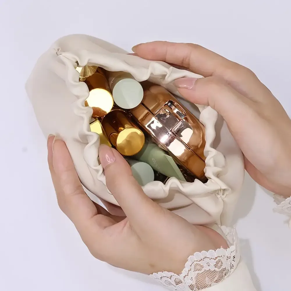mini sac cosmétique en cuir pu, sac de rangement, accessoires de voyage, sac de rangement pour rouge à lèvres, sac de rangement pour bijoux, sac de maquillage, porte-monnaie pour femmes