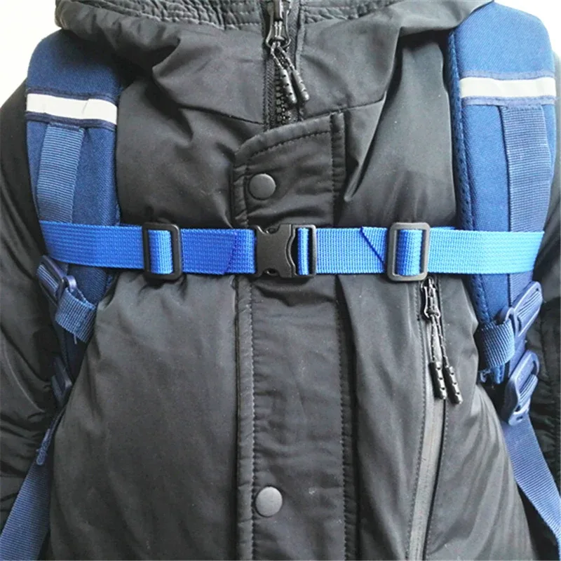sangle de poitrine réglable pour sac à dos, harnais d'épaule pour sacs de camping et tactiques, accessoires pour sacs à dos