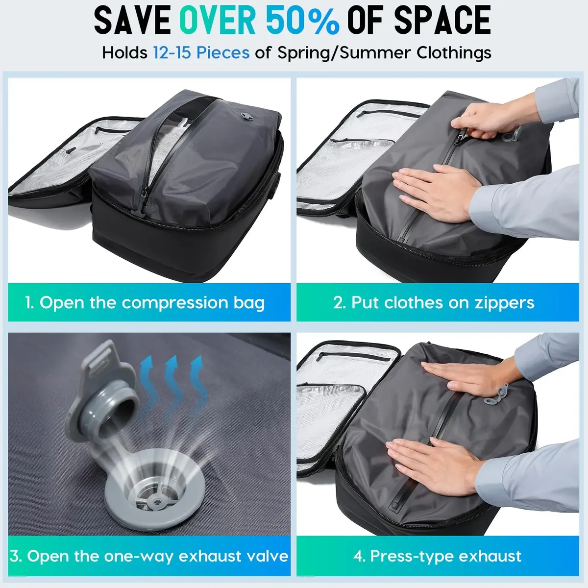 bange anti-vol hommes voyage sac à dos compression sous vide 15.6 pouces sac à dos pour ordinateur portable pour affaires sac d'école pack randonnée sacs à dos