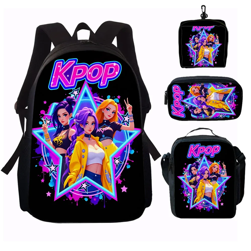 ensemble de sacs à dos à motif de groupe de filles k-pop, 1/2/3/4/5 pièces, le cadeau parfait pour les fans de kpop