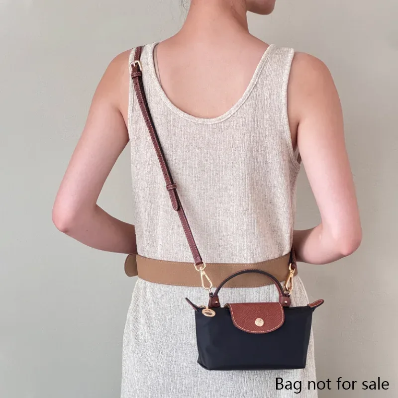 Bandoulière pour Longchamp Mini pochette sac à main sac en bandoulière sac à bandoulière ceinture sans poinçonnage Modification sac accessoires