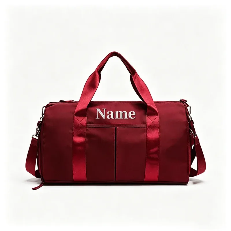 sac de sport personnalisé pour fille et garçon, broderie de nom, idéal pour l'école, le camping, les activités, les voyages de nuit, les week-ends, cadeau