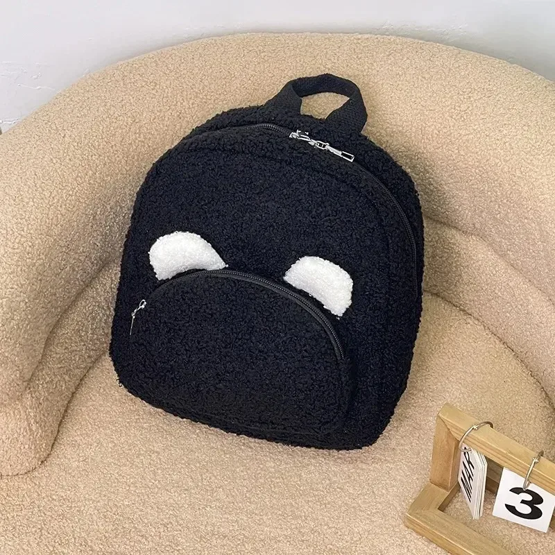 nom personnalisé petit sac à dos à bandoulière décontracté personnalisé femmes filles mignon ours modèle sac à dos en peluche enfant en bas âge sac à dos pour les filles