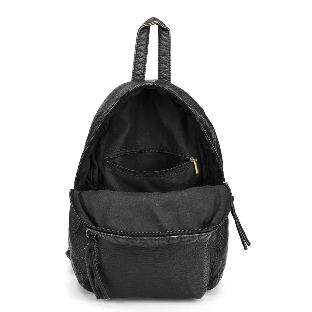 annmouler vintage femmes petite taille sac à dos bronze école sac à dos en cuir souple pour les femmes usage quotidien sac cadeau