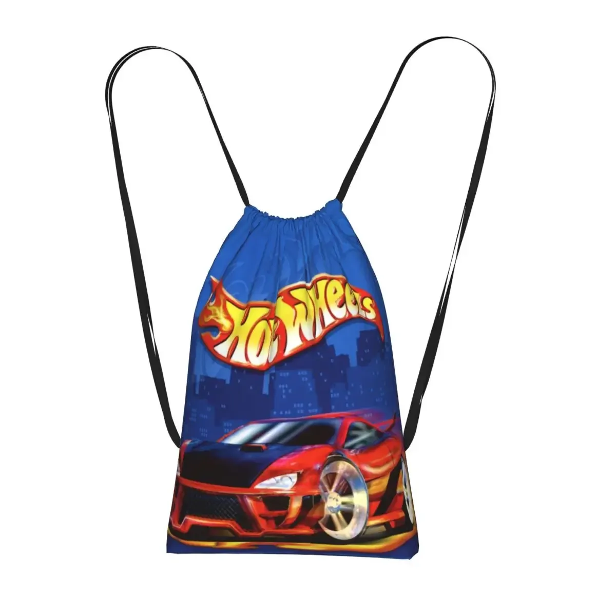 sac à dos à cordon hot wheels race, sac de sport, sac de voyage portable à cordon pour hommes et femmes