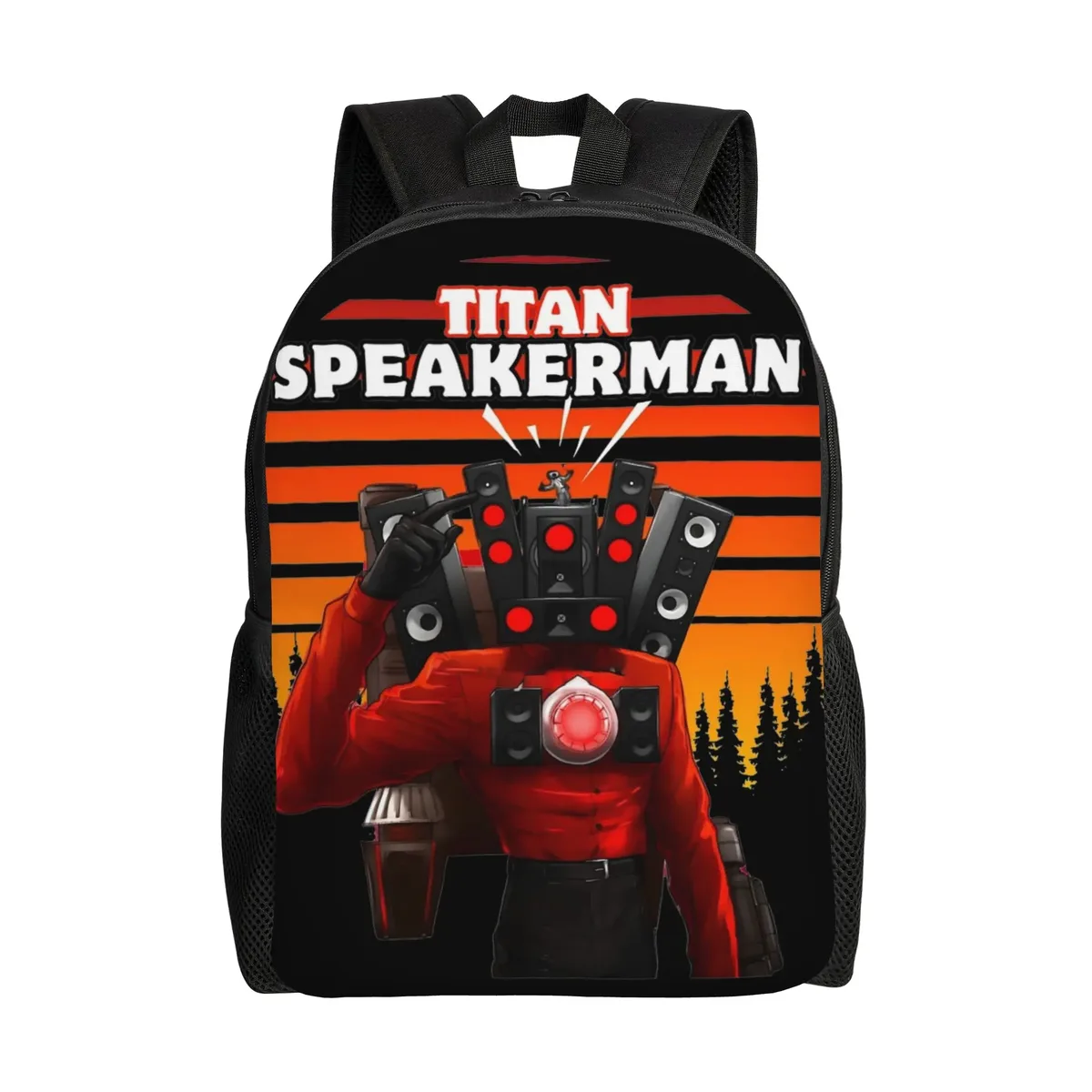 sac à dos titan speakerman pour hommes, femmes, adolescents, lycéens, travail, collège, avec poche, skibidi toilet