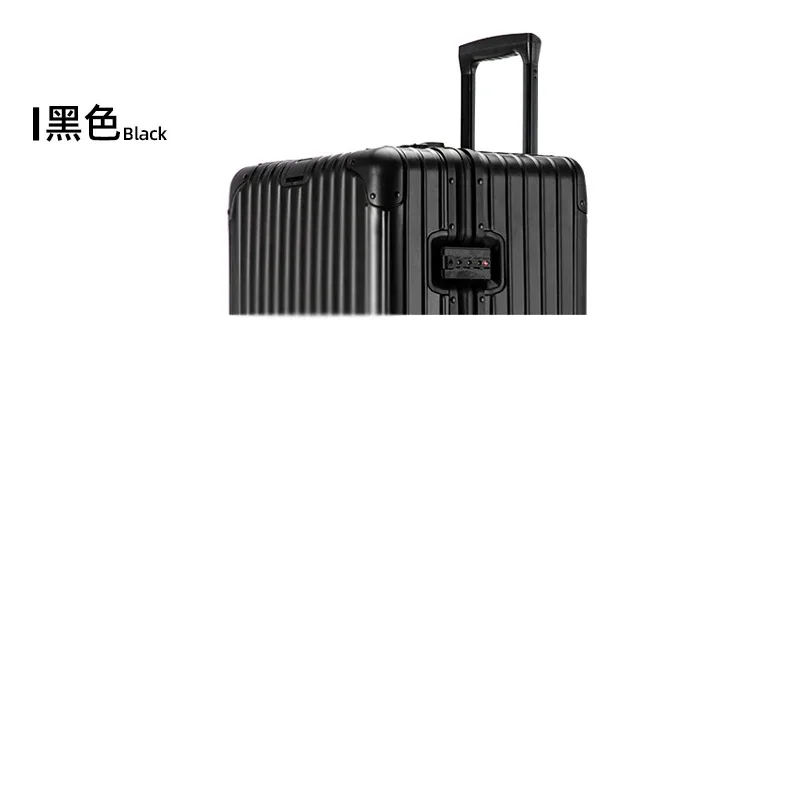 valise 100% aluminium 3:7 fendue pour bagage en métal de capacité maximale 26/28/32/40 pouces valises de voyage en alliage d'aluminium-magnésium