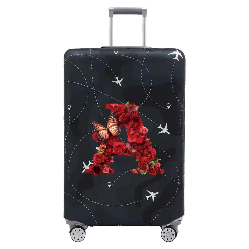 housse anti-poussière élastique pour sac de voyage, série rose, 18-32 pouces, résistante à l'usure, plusieurs styles