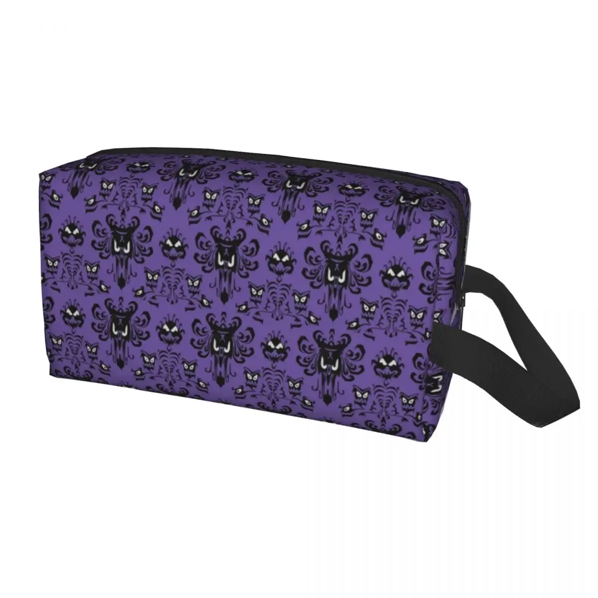 trousse de toilette de voyage personnalisée, mignonne, extensible, pour manoir hanté, maquillage, cosmétique, trousse de rangement, pour femme