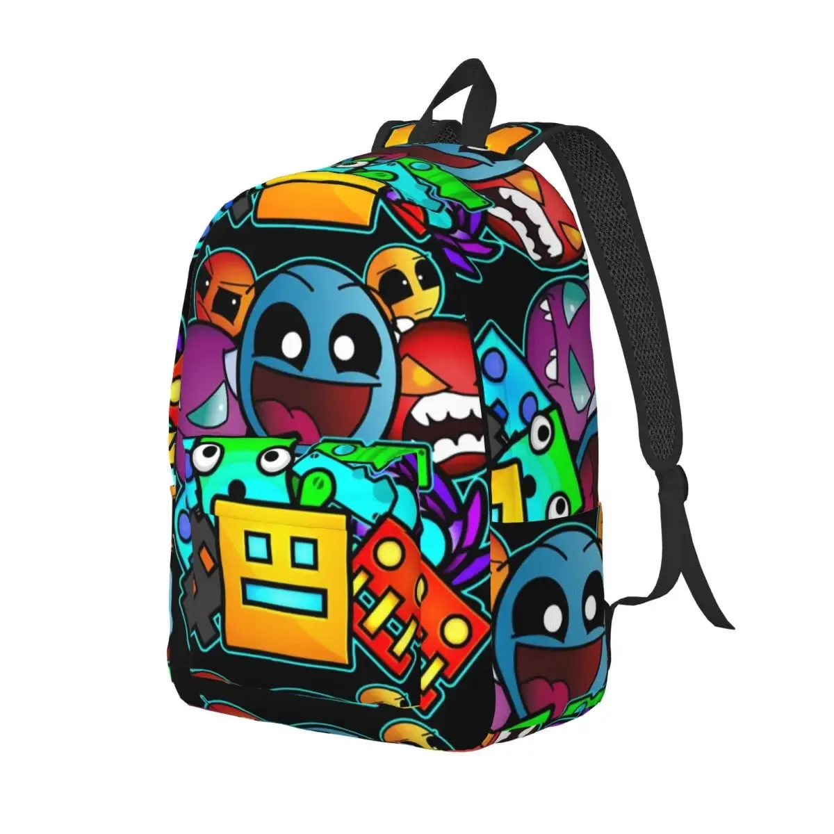 géométrie cube gaming dash modèle sac à dos pour hommes femmes adolescent lycée travail sac à dos ordinateur portable sac à bandoulière sport