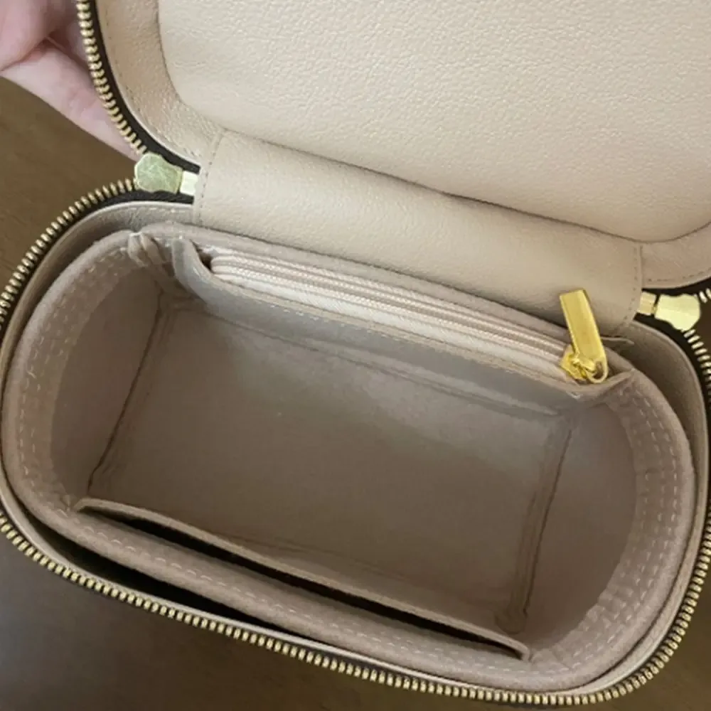 organisateur de sac à main en feutre, insert de rangement portable pour sacs lv nice nano/mini/bb/vanity