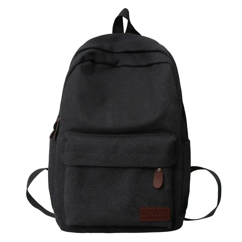 nesitu a4 vintage durable vert noir kaki marron 14 pouces ordinateur portable toile hommes femmes sac à dos école randonnée sac de voyage m31