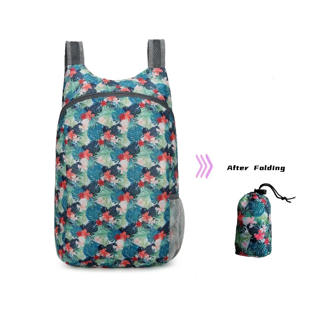 sac à dos de voyage léger pliable, imperméable, portable, sac de rangement extérieur