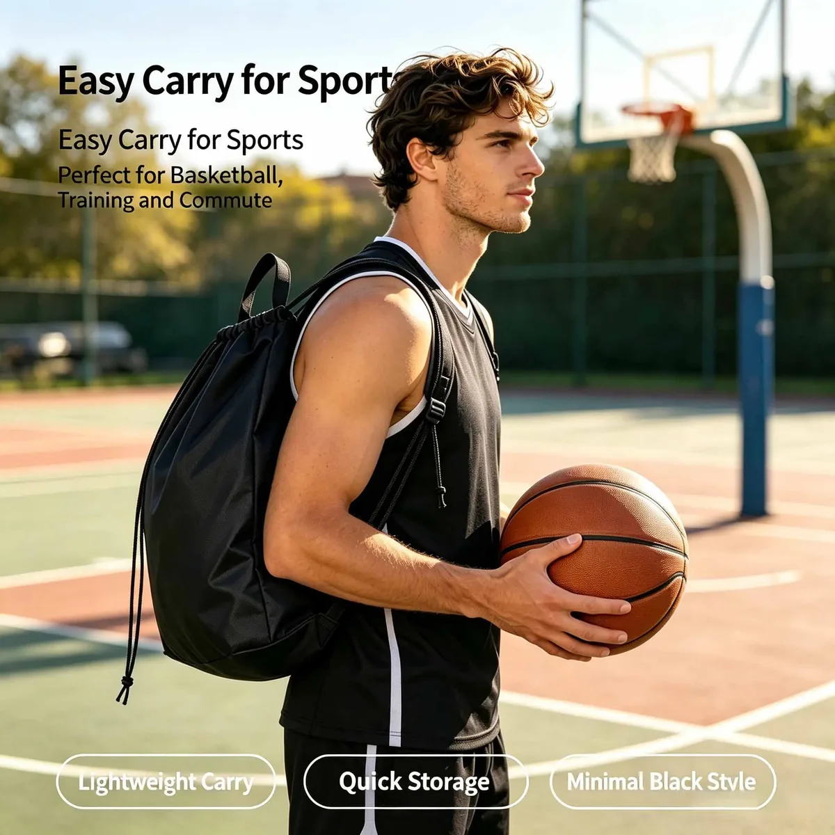 sac de rangement pliable multi-pièces, sac à cordon, pour sports de plein air, événements de marathon, sac à dos de voyage