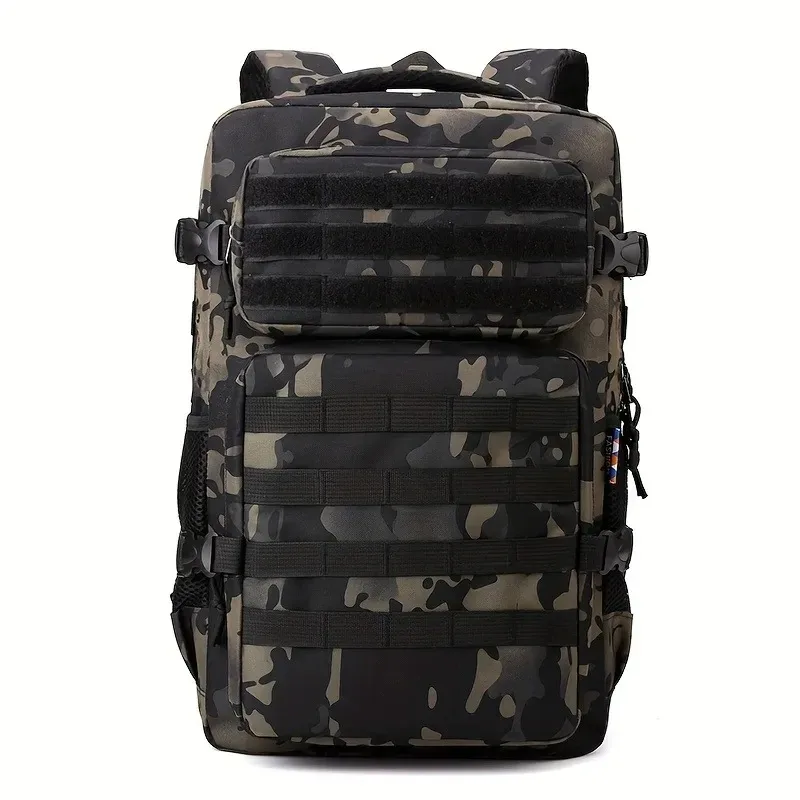 sacs à dos tactiques sac à dos de camouflage pour hommes, sac à dos de randonnée et de camping, sac à dos de sports de plein air multicouche de grande capacité