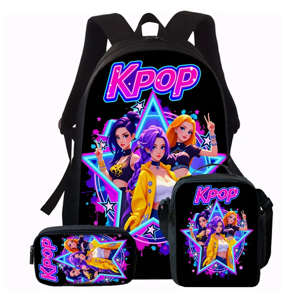 ensemble de sacs à dos à motif de groupe de filles k-pop, 1/2/3/4/5 pièces, le cadeau parfait pour les fans de kpop