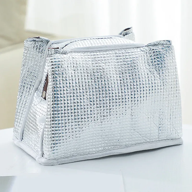 sac de rangement portable pour médicaments avec poignée, organisateur à fermeture éclair à rayures vertes, sac de transport de médicaments de grande capacité pour usage quotidien