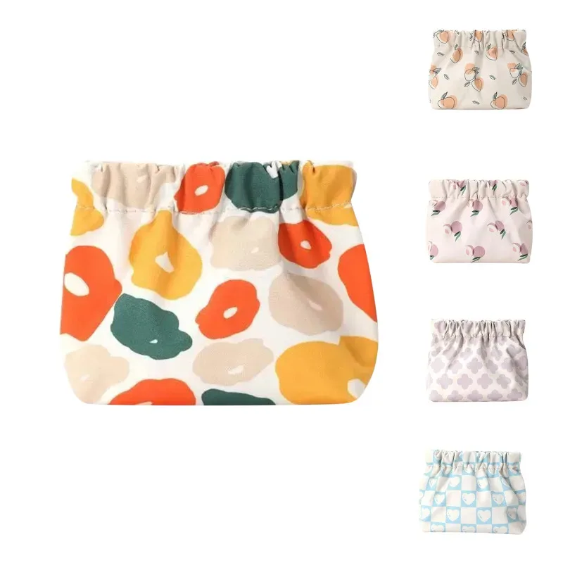 sac de rangement pour serviettes hygiéniques, sacs pour tampons, porte-cartes de crédit, pochette pour serviettes, cosmétiques, coton, porte-monnaie, organisateur