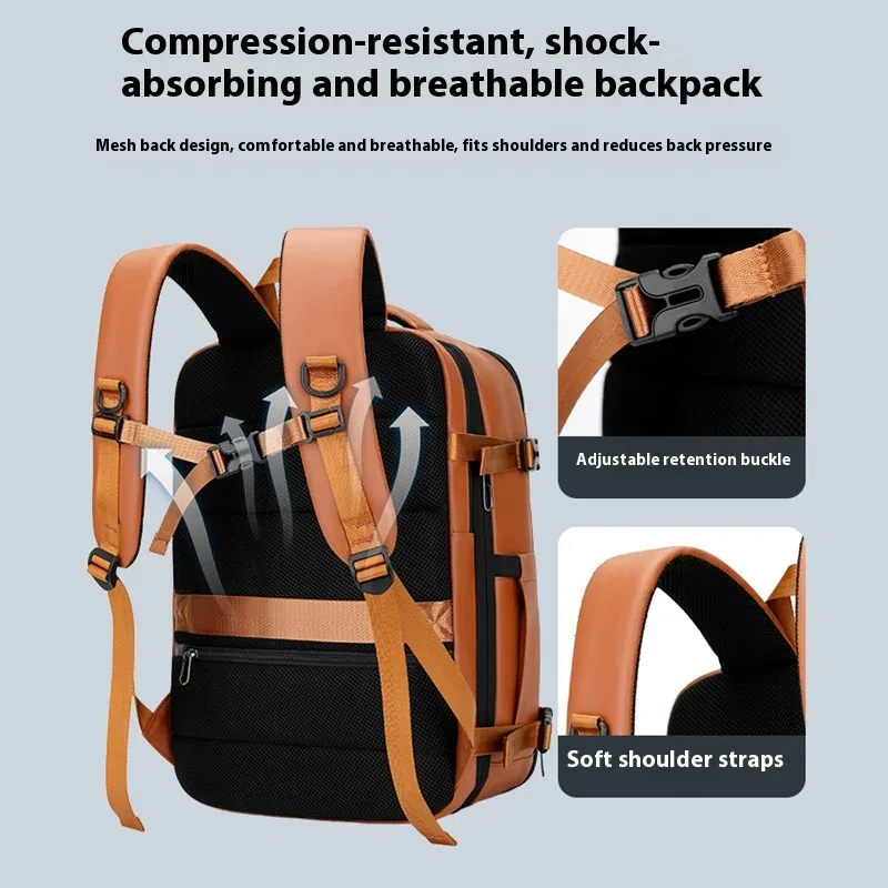sac à dos pour ordinateur portable, extensible, imperméable, décontracté et professionnel, 15,6 pouces, grande capacité, pour les voyages