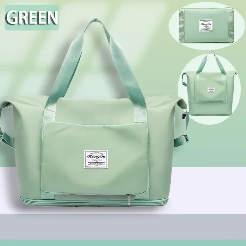 sac de voyage pliable et extensible, sac à bagages étanche de grande capacité, sac fourre-tout, sac à bagages de voyage adapté au camping du week-end