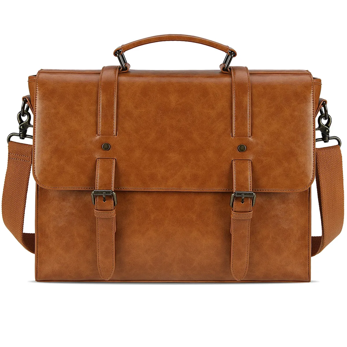 sac bandoulière vintage en pu pour homme, sacoche d'affaires pour ordinateur portable, sac messager