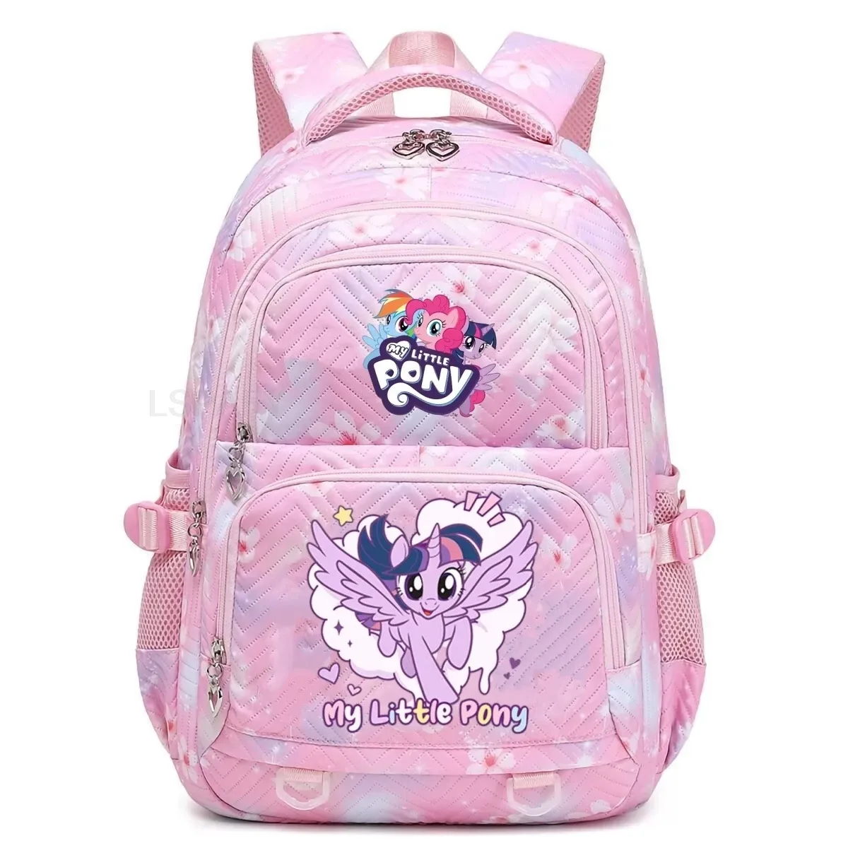 Sacs d'école My Little Pony pour filles et garçons, sacs à dos pour étudiants et adolescents, sac à dos pour ordinateur portable, cadeau d'anniversaire, sacs à dos décontractés à carreaux pour femmes, pour les voyages