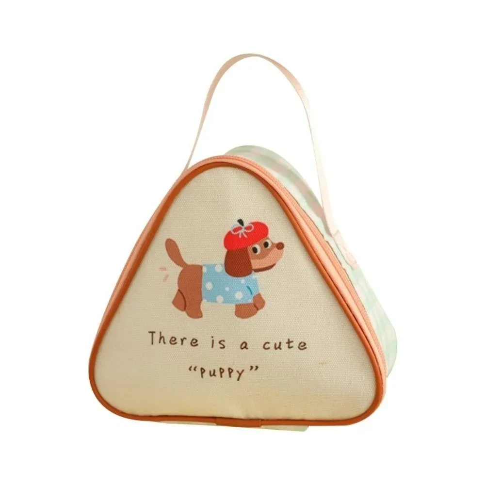 sac isotherme pour petit-déjeuner en tissu oxford, avec feuille d'aluminium épaissie, imprimé animal, sac fourre-tout thermique pour aliments, imprimé dessin animé, à porter à la main
