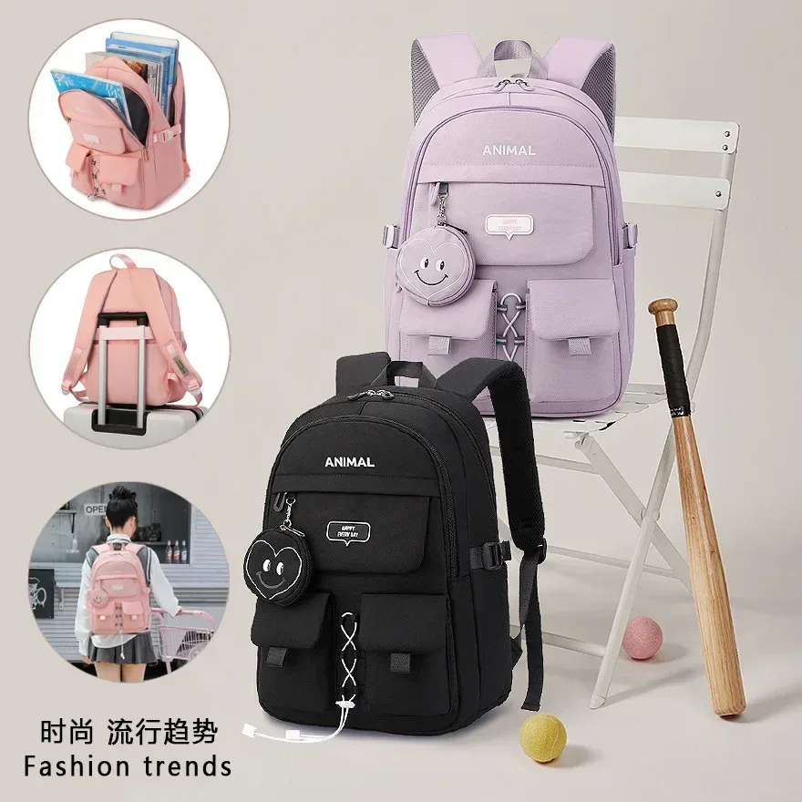Sacs d'école pour enfants pour filles grand cartable Kawaii sac de livre d'école primaire sac à dos d'école enfants sac à dos de voyage étanche