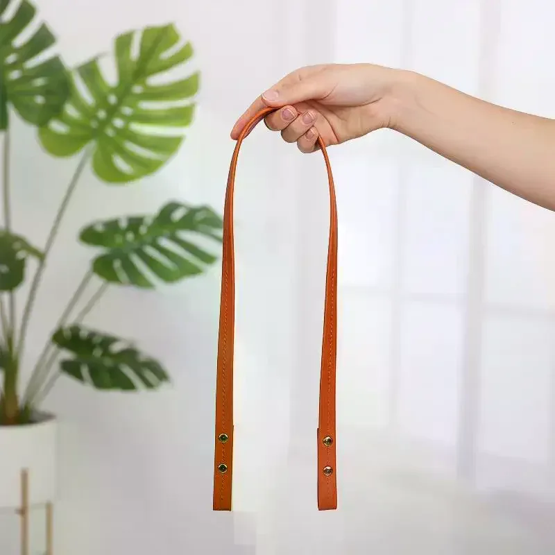 2 pièces bandes de remplacement amovibles en cuir pu couleur unie pour sacs à main et sacs à bandoulière, poignées diy