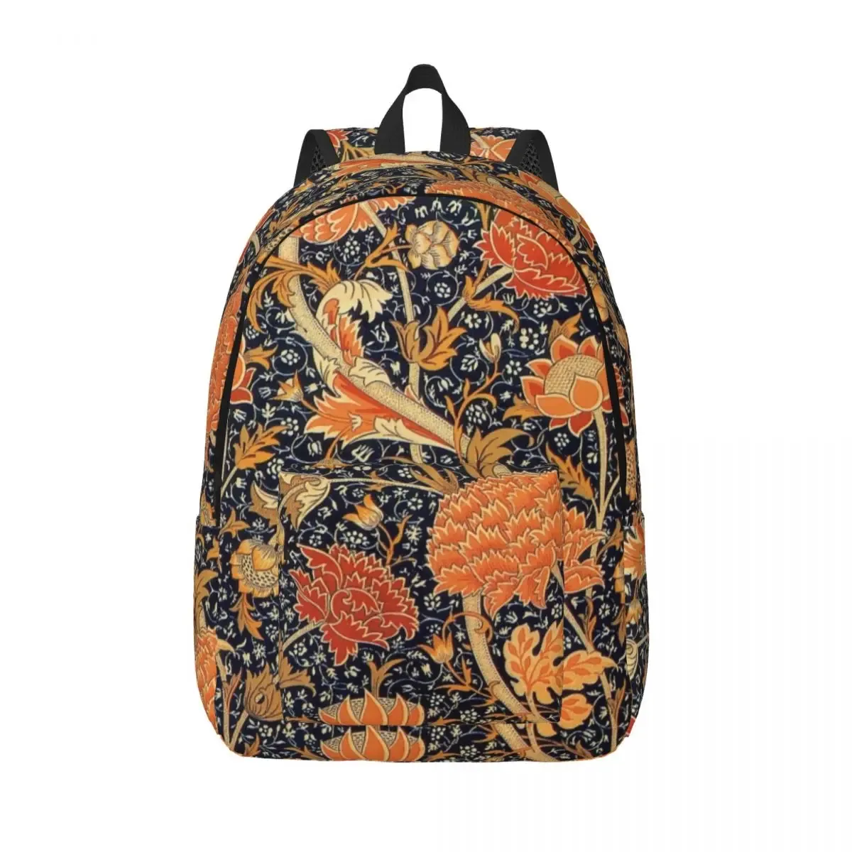 sac à dos en toile avec arbre de vie personnalisé par william instability, textile floral, école universitaire, sacs de voyage, cartable pour ordinateur portable 15"