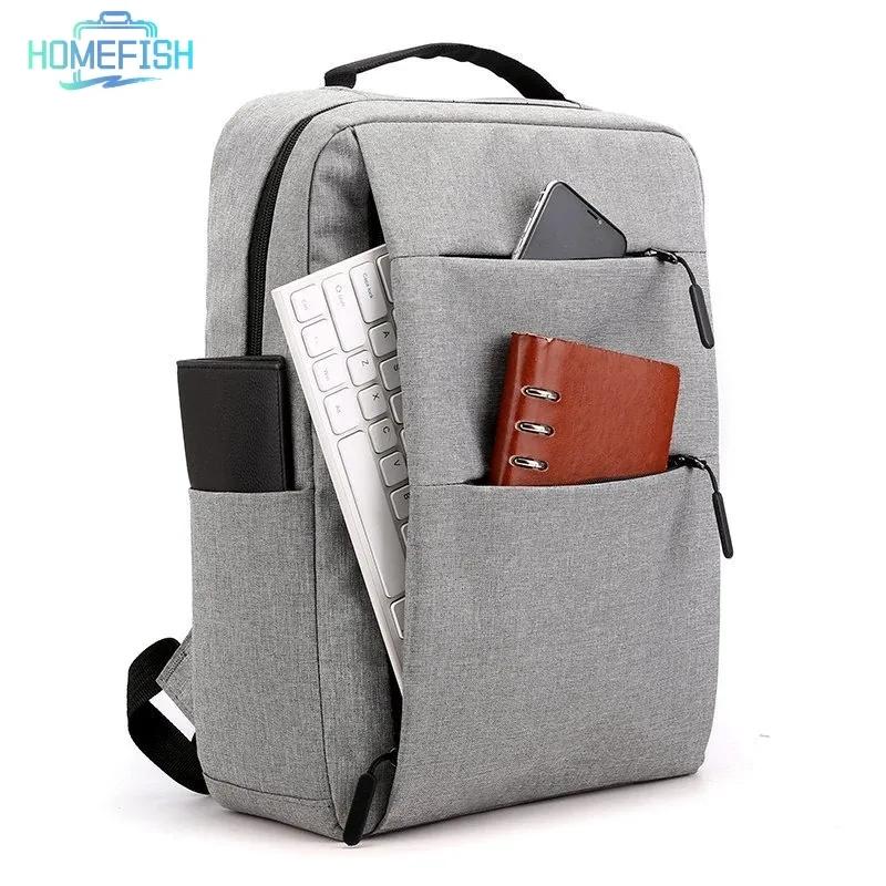 sac à dos pour ordinateur portable homefish grande capacité multi-compartiments pour hommes et femmes, sac à dos de voyage d'affaires à fermeture éclair de 13 à 15 pouces